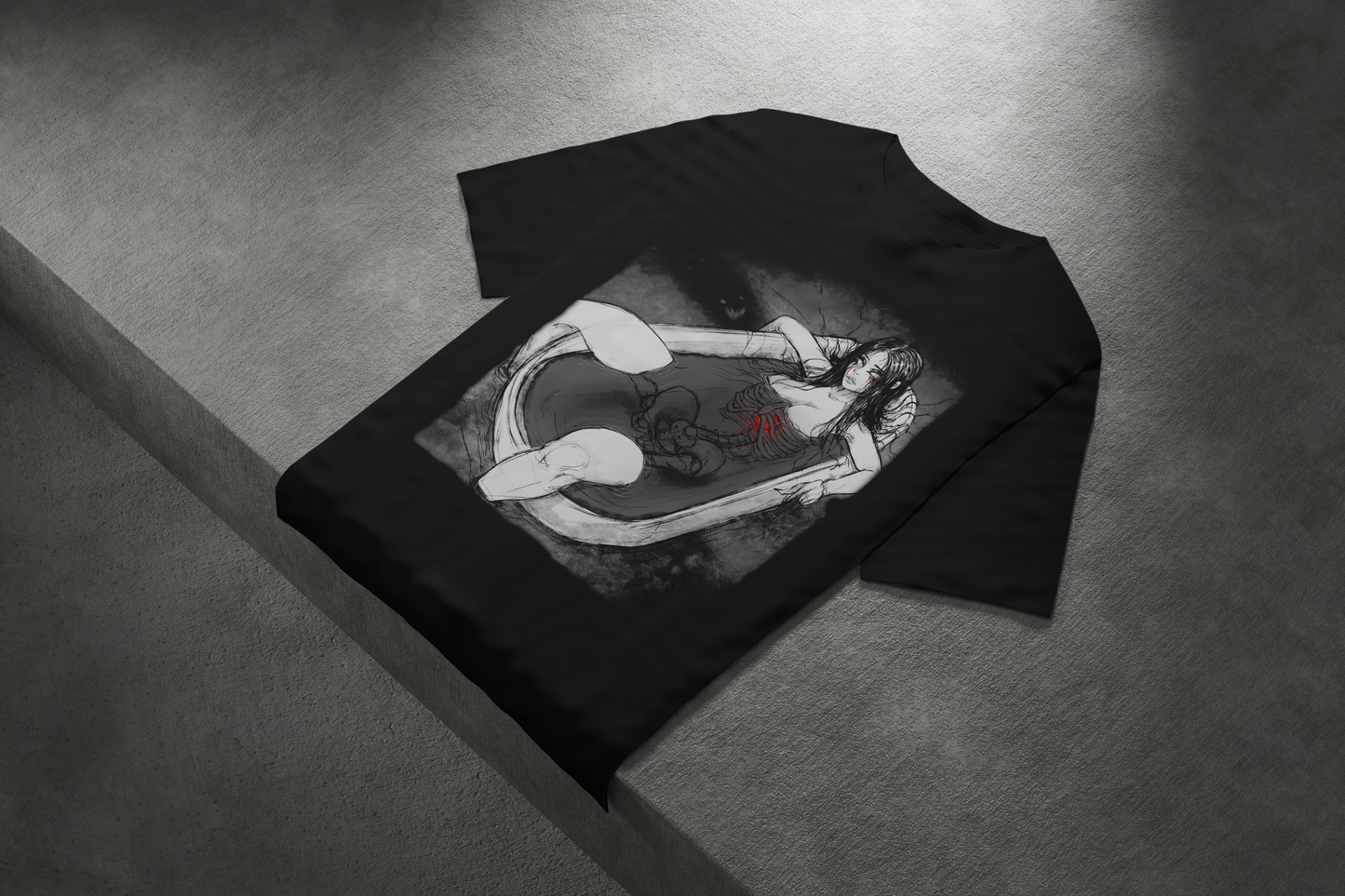 The Tub Feeling (Sketch Style) Goth