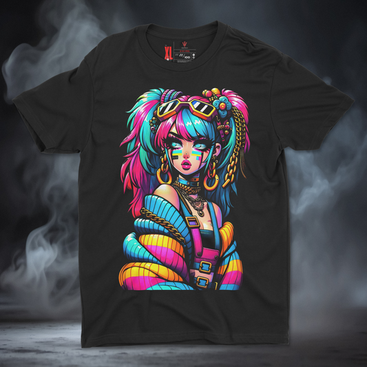 Colorful Girl (Retro Style)