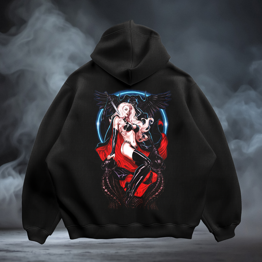 Lady Death (Vintage Look) Hoodie