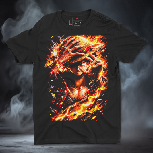 Luffy (Flame) Poster Style OP